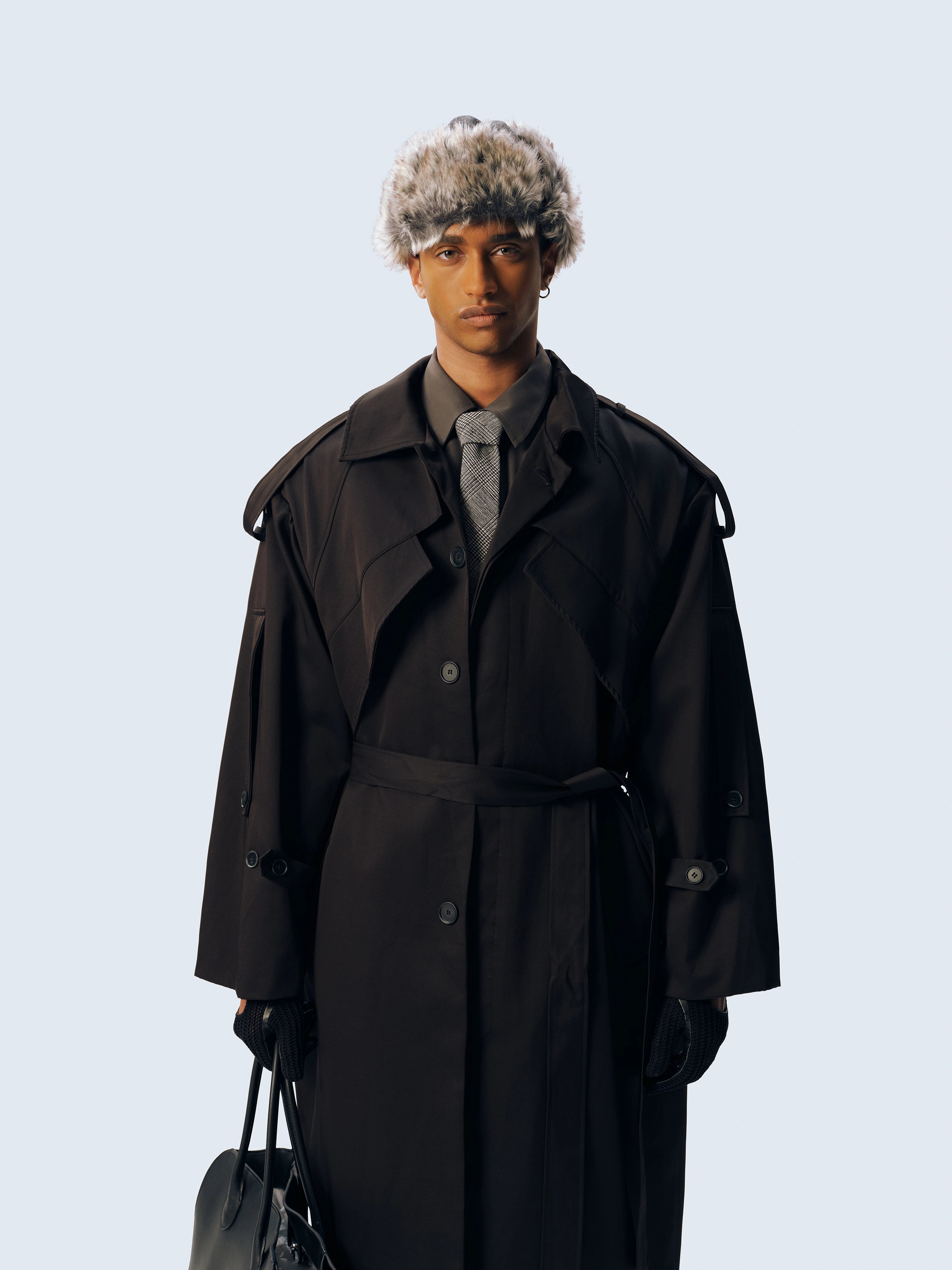 Foldover Trenchcoat