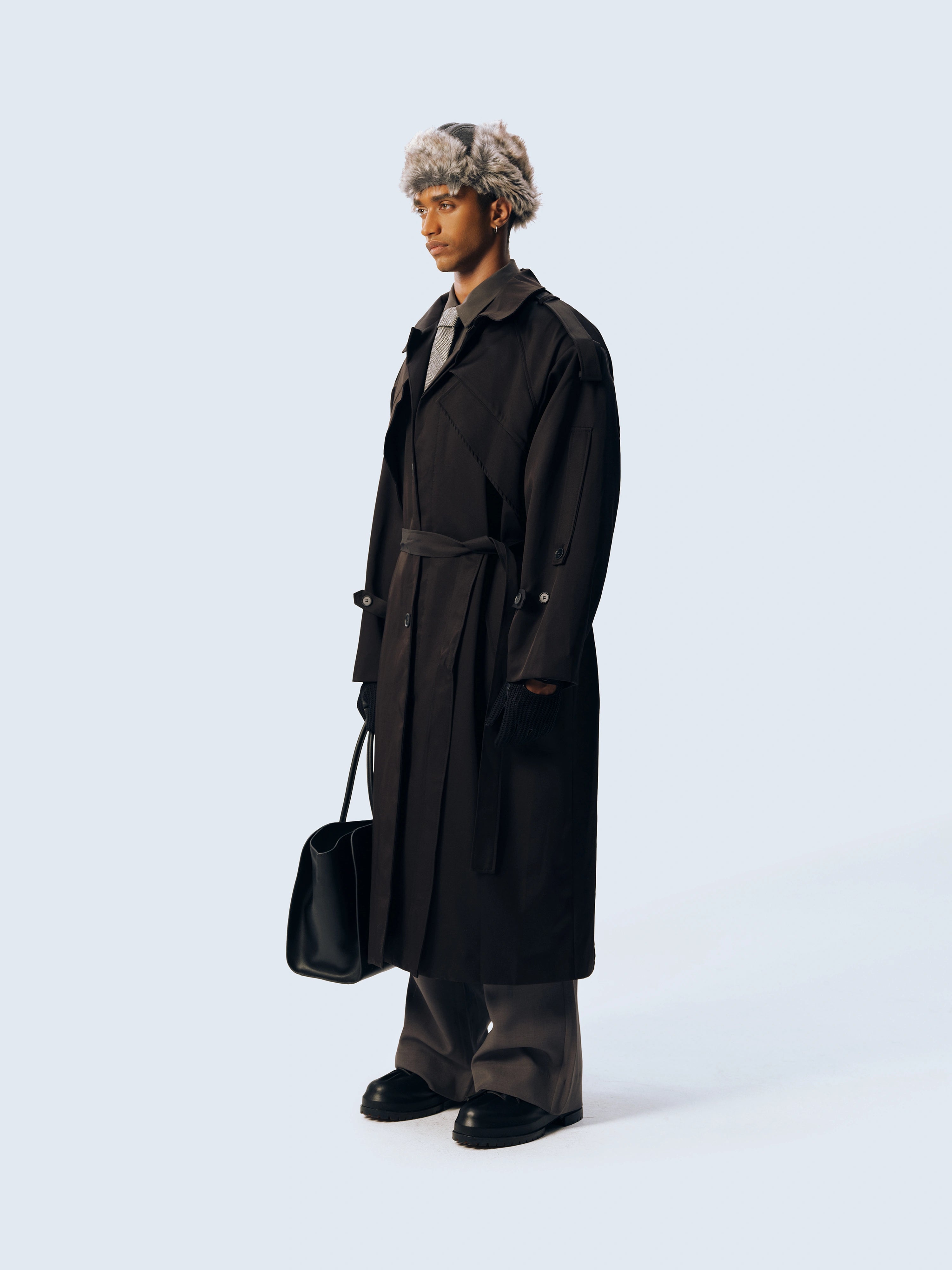 Foldover Trenchcoat