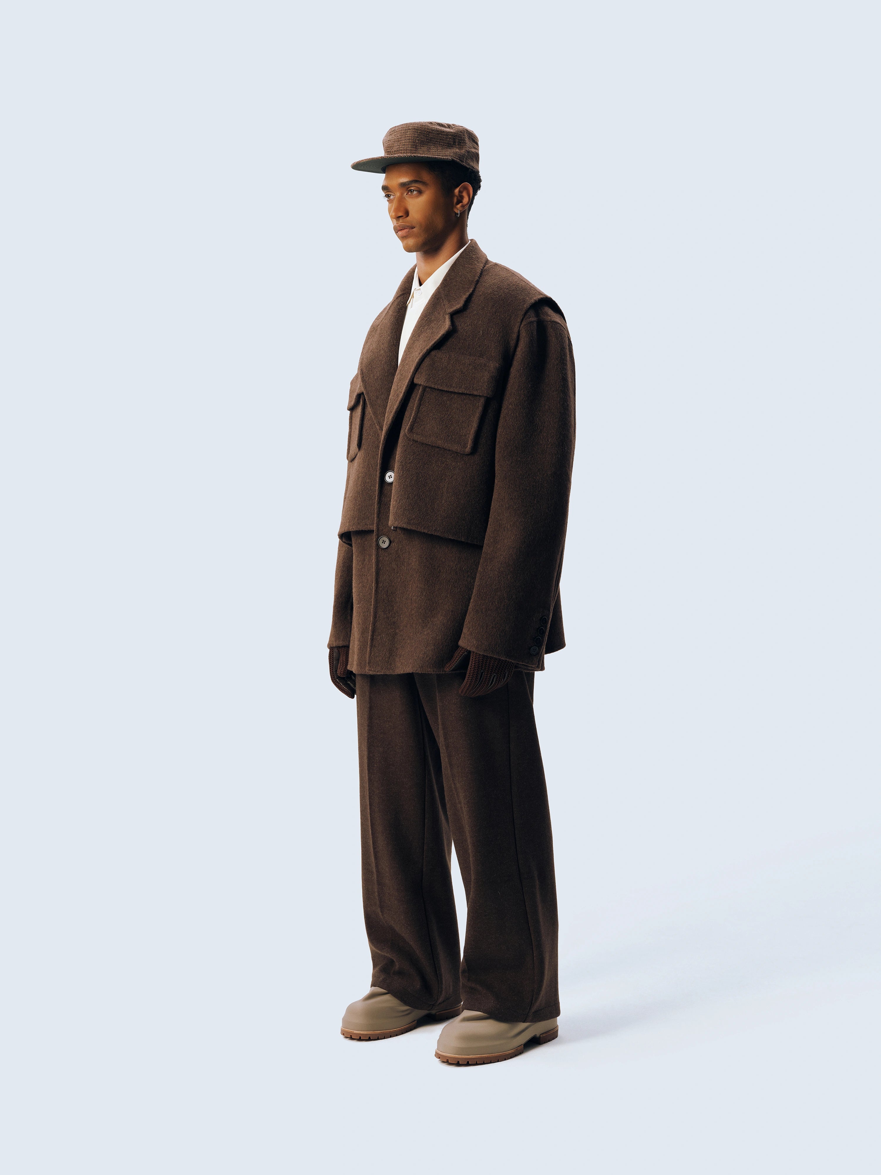 Layer Wool Waistcoat