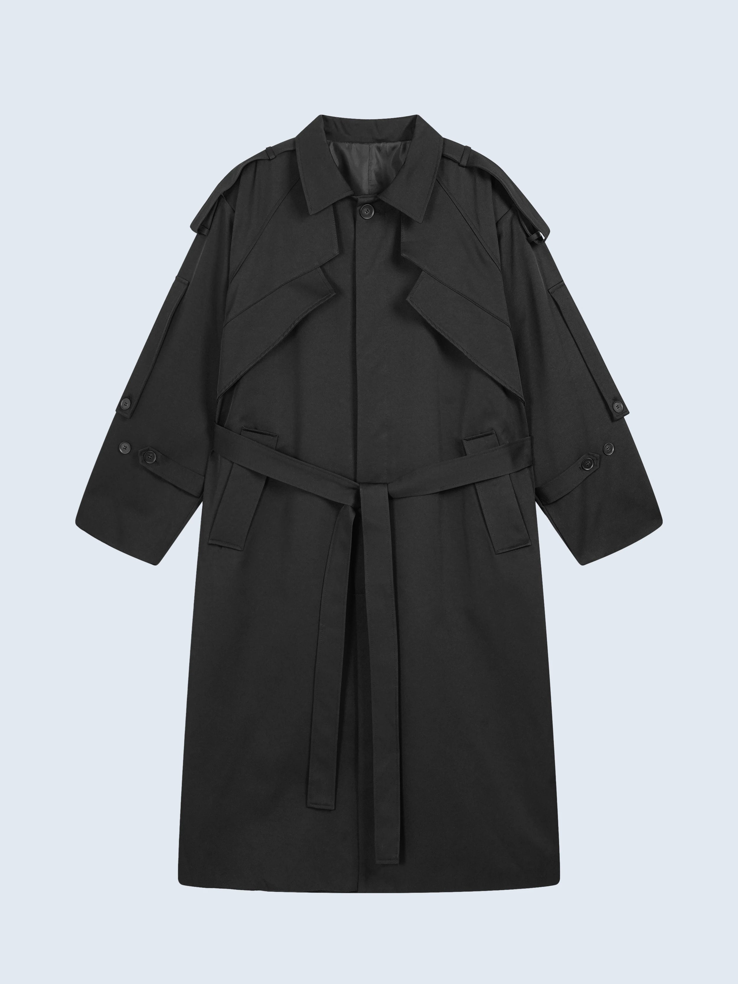 Foldover Trenchcoat