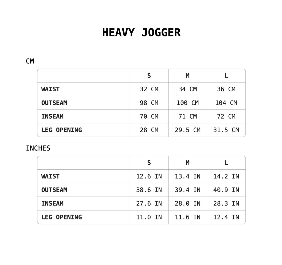 Size Guide