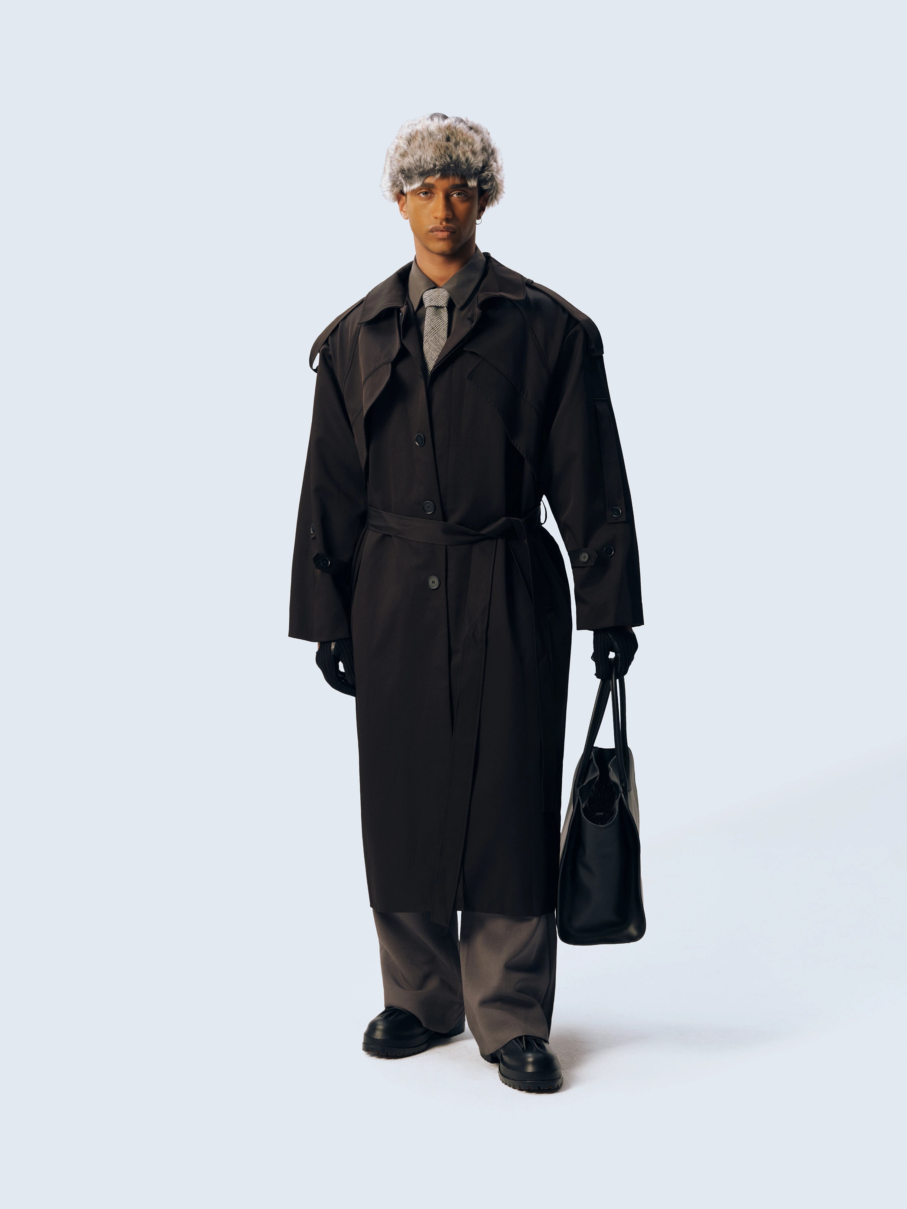 Foldover Trenchcoat