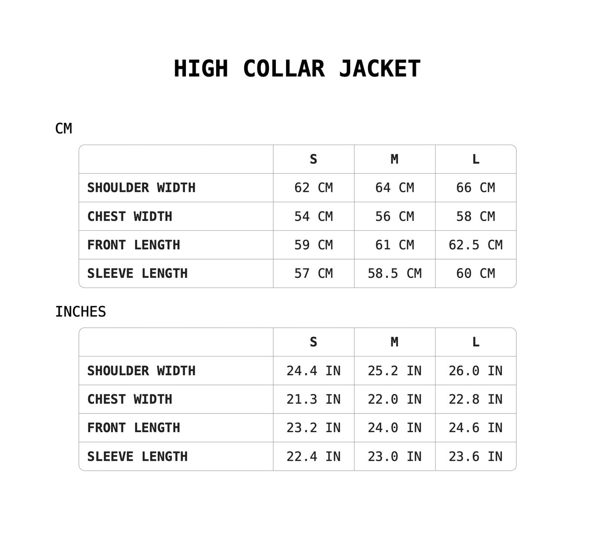Size Guide