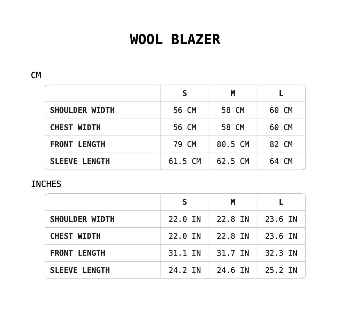 Size Guide