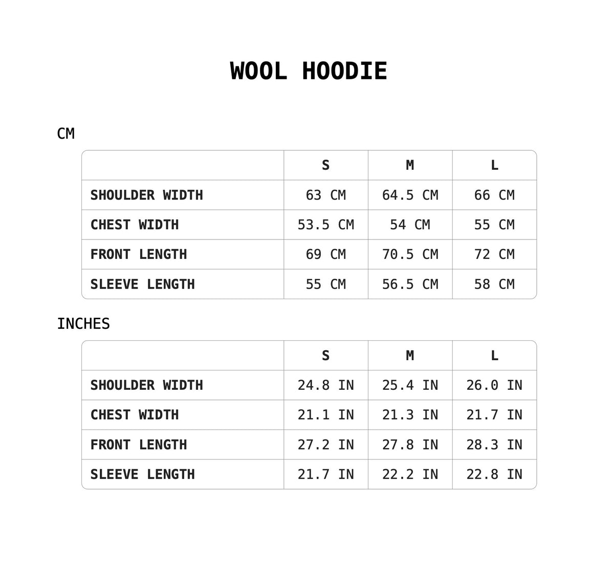 Size Guide